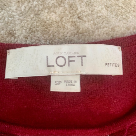 Loft Ruffle Front Sleeveless Sweater - Picture 2 of 4